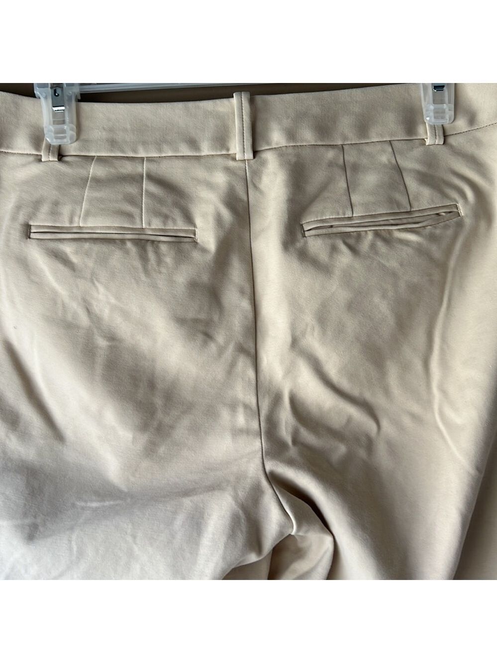 TALBOTS Cream Freeport Chino Pants Size 8P - Picture 7 of 9